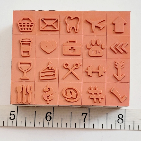 NIB Mini Rubber Stamps - Picture 3 of 7